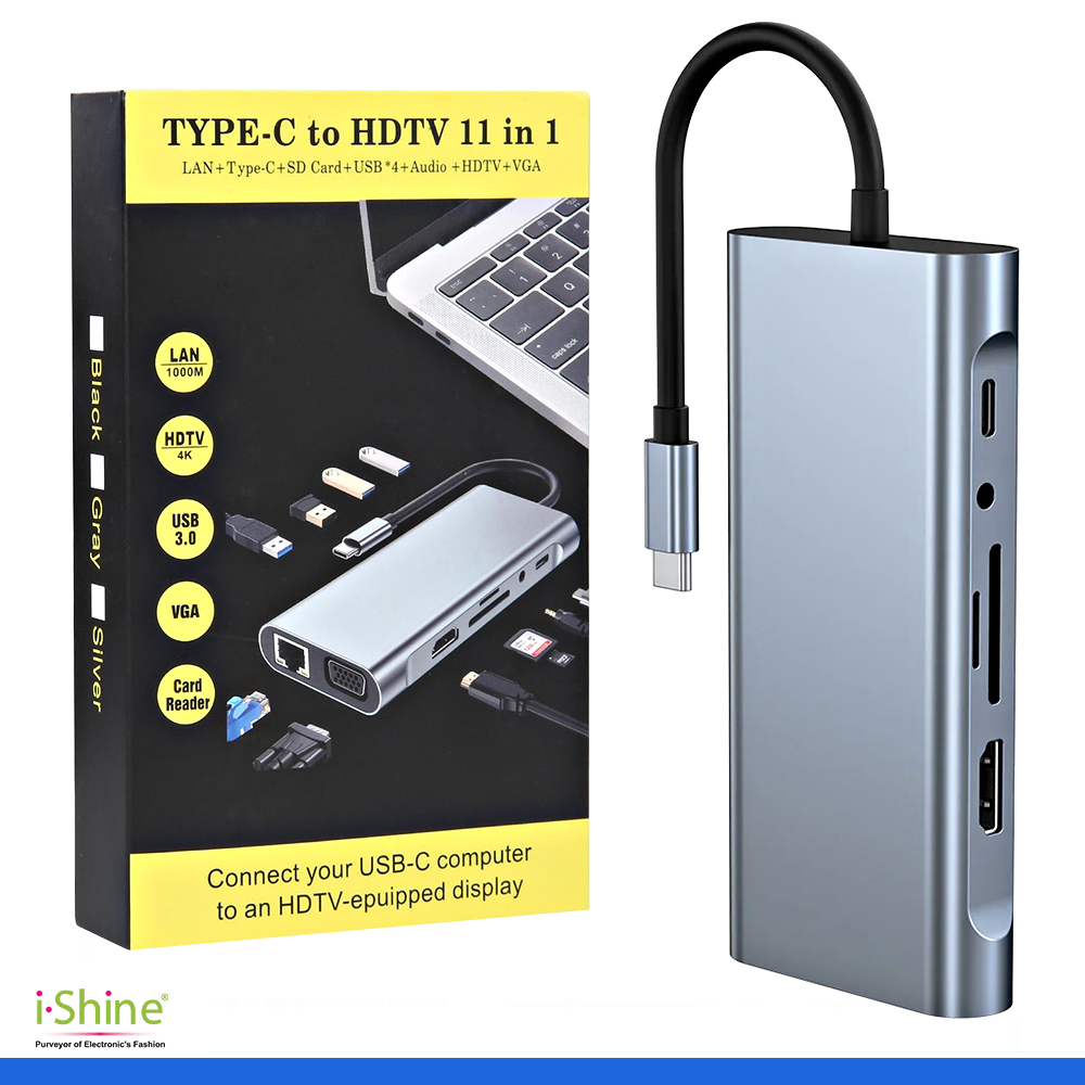 TYPE-C to HDTV 11 in 1