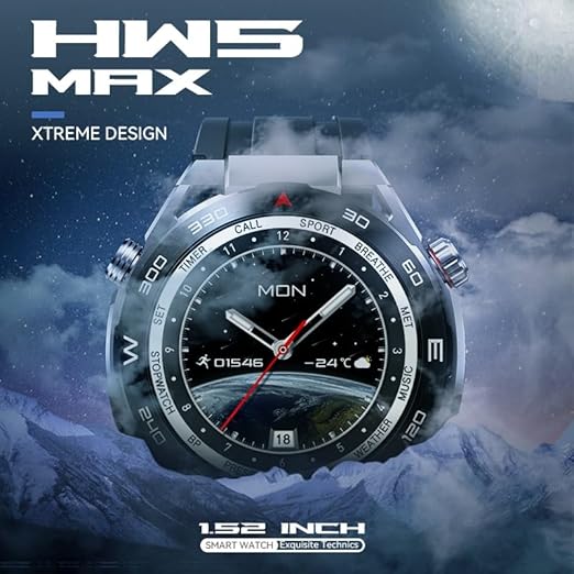 HW5 MAX Mens Luxury Smart Watch
